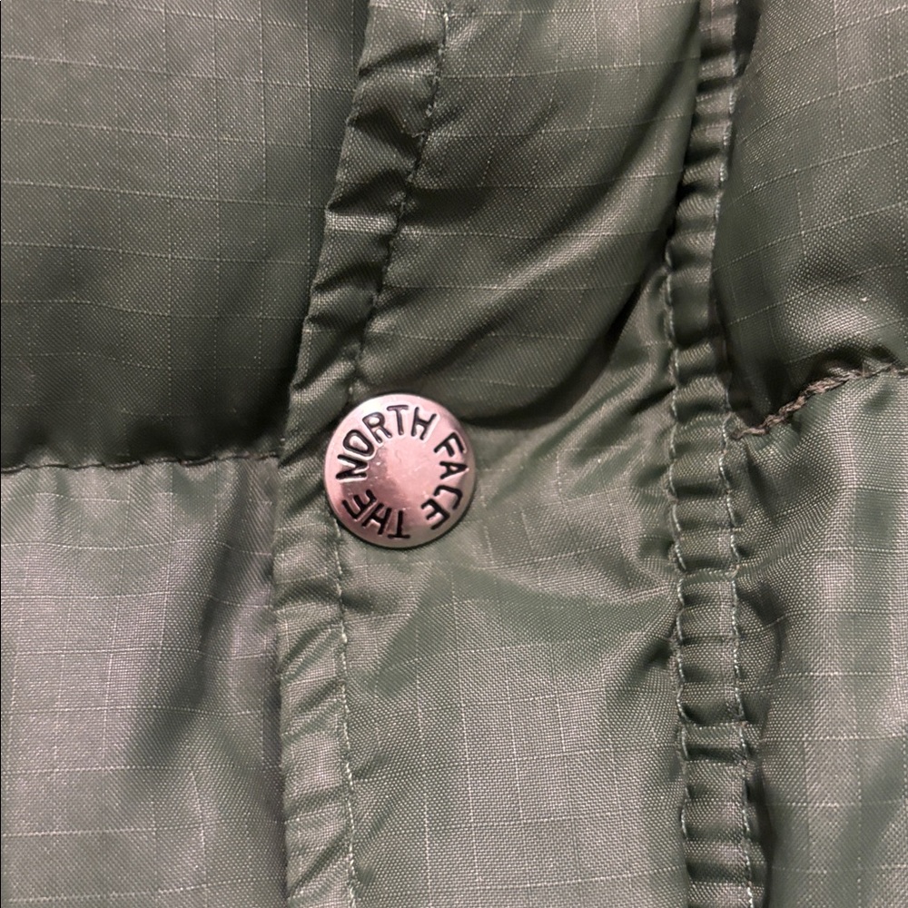 Vintage The North Face Jacket Mens Green Puffer Down Filled - Picture 3 of 7